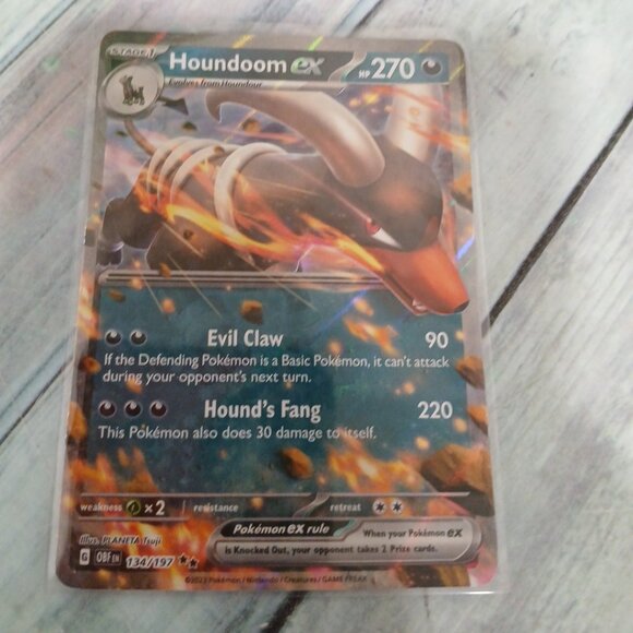 obsidian Flames Houndoom EX - Picture 2 of 4